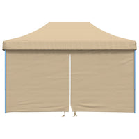 Tendone per Feste Pieghevole Pop-Up con 4 Pareti Beige