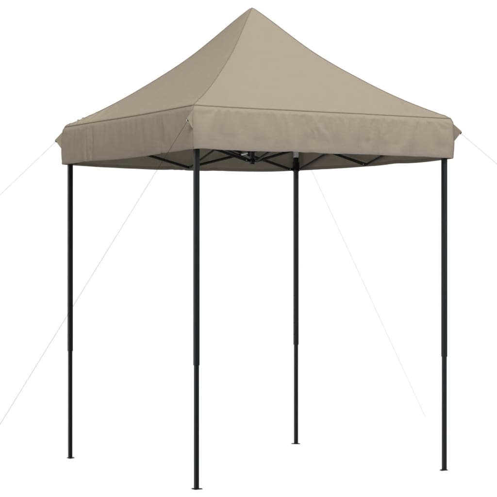 Tenda da Festa Pieghevole Pop-Up Tortora 200x200x306 cm