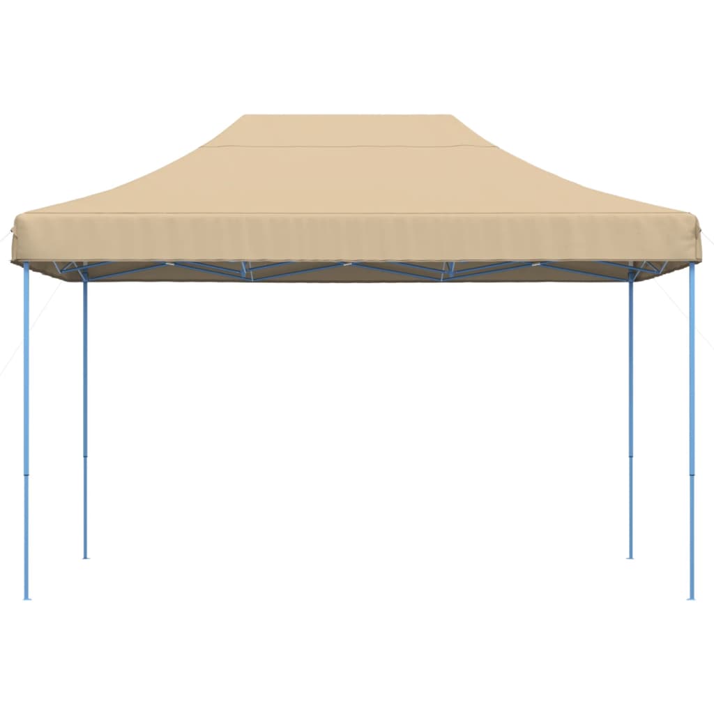 Tenda da Festa Pieghevole Pop-Up Beige 410x279x315 cm