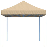 Tenda da Festa Pieghevole Pop-Up Beige 410x279x315 cm 4005007