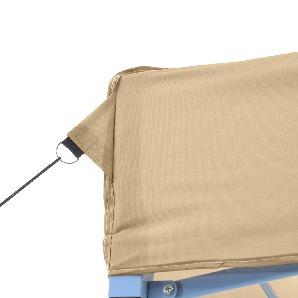 Tenda da Festa Pieghevole Pop-Up Beige 410x279x315 cm 4005007