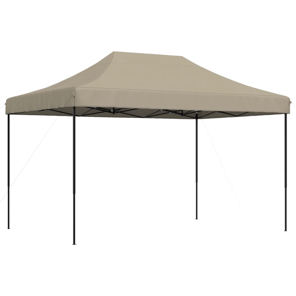 Tenda da Festa Pieghevole Pop-Up Tortora 410x279x315 cm 4005010