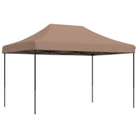Tenda da Festa Pieghevole Pop-Up Marrone 410x279x315 cm