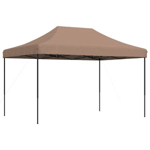 Tenda da Festa Pieghevole Pop-Up Marrone 410x279x315 cm