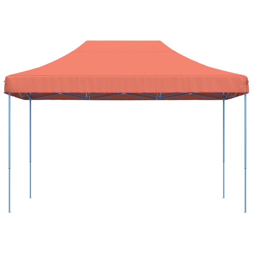 Tenda da Festa Pieghevole Pop-Up Terracotta 410x279x315 cm