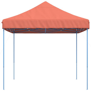 Tenda da Festa Pieghevole Pop-Up Terracotta 410x279x315 cm