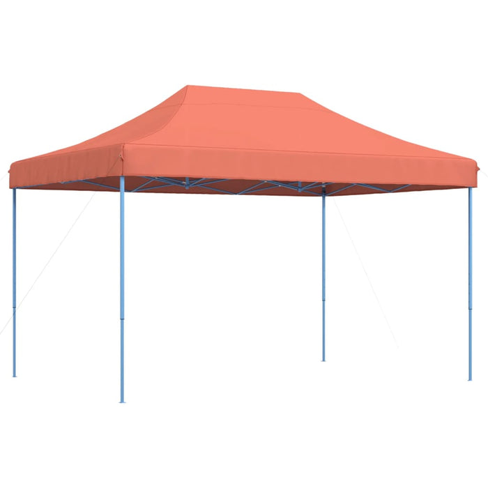 Tenda da Festa Pieghevole Pop-Up Terracotta 410x279x315 cm