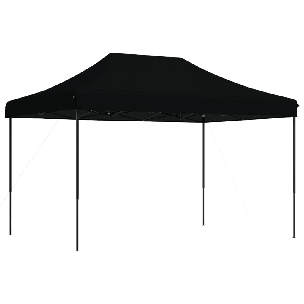 Tenda da Festa Pieghevole Pop-Up Nero 410x279x315 cm