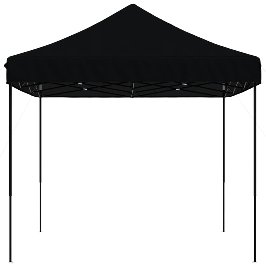 Tenda da Festa Pieghevole Pop-Up Nero 410x279x315 cm