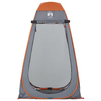 Tenda Privacy Pop-Up Grigio e Arancione Impermeabile 4004136