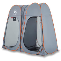 Tenda Privacy Pop-Up Grigio e Arancione Impermeabile 4004139