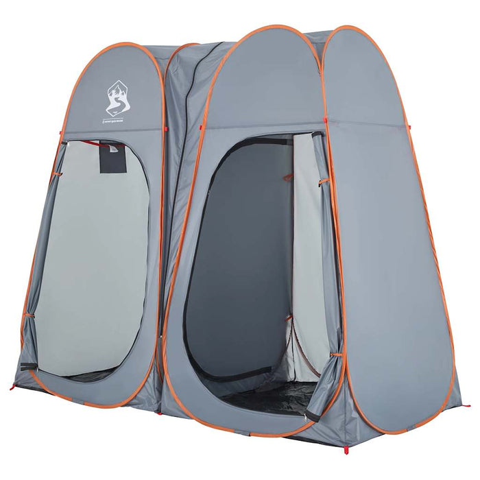 Tenda Privacy Pop-Up Grigio e Arancione Impermeabile 4004139