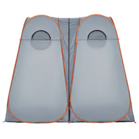 Tenda Privacy Pop-Up Grigio e Arancione Impermeabile 4004139