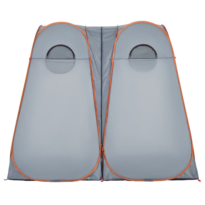Tenda Privacy Pop-Up Grigio e Arancione Impermeabile 4004139