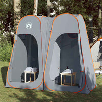 Tenda Privacy Pop-Up Grigio e Arancione Impermeabile 4004139