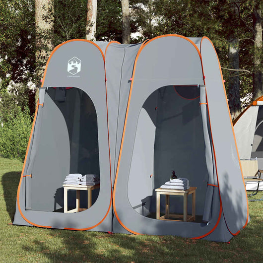 Tenda Privacy Pop-Up Grigio e Arancione Impermeabile 4004139