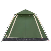 Tenda a Cupola da Campeggio 5 Persone Verde a Rilascio Rapido 4004146