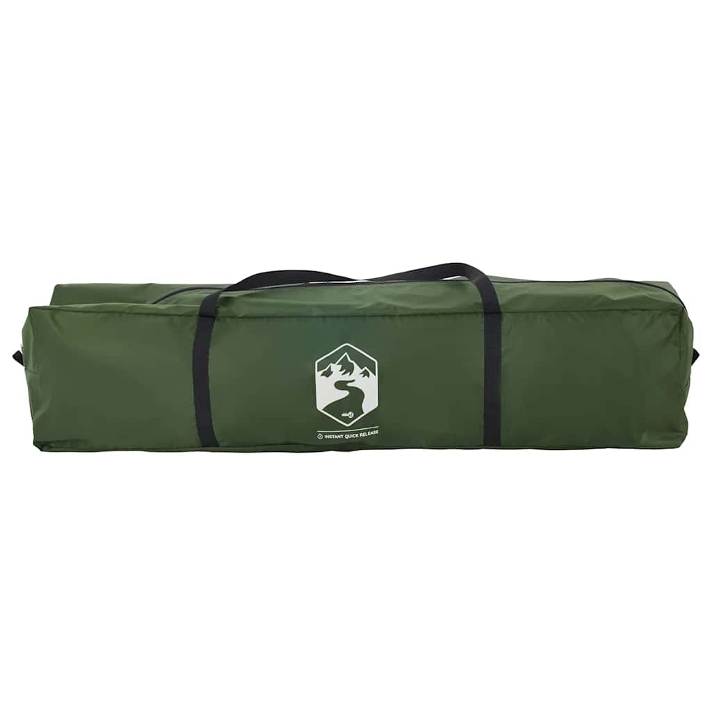 Tenda a Cupola da Campeggio 5 Persone Verde a Rilascio Rapido