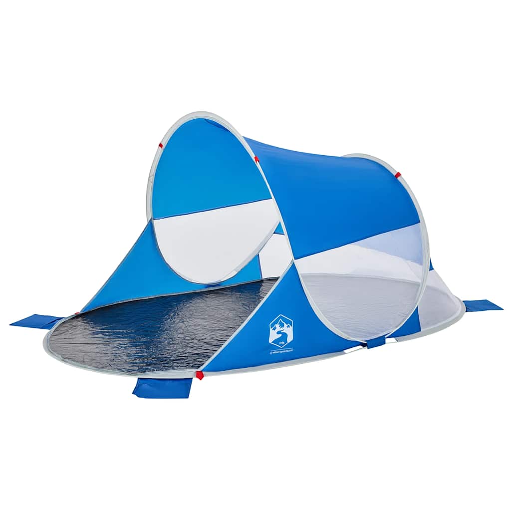 Tenda da Spiaggia Pop-Up Azzurra Impermeabile