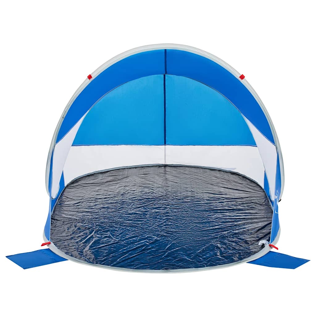 Tenda da Spiaggia Pop-Up Azzurra Impermeabile