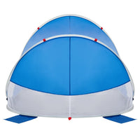 Tenda da Spiaggia Pop-Up Azzurra Impermeabile
