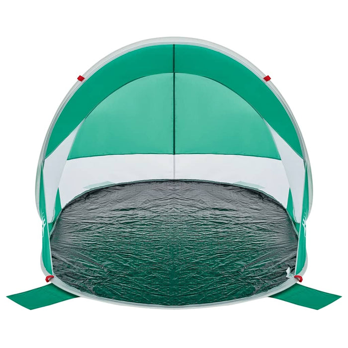Tenda da Spiaggia Pop-Up Verde Mare Impermeabile