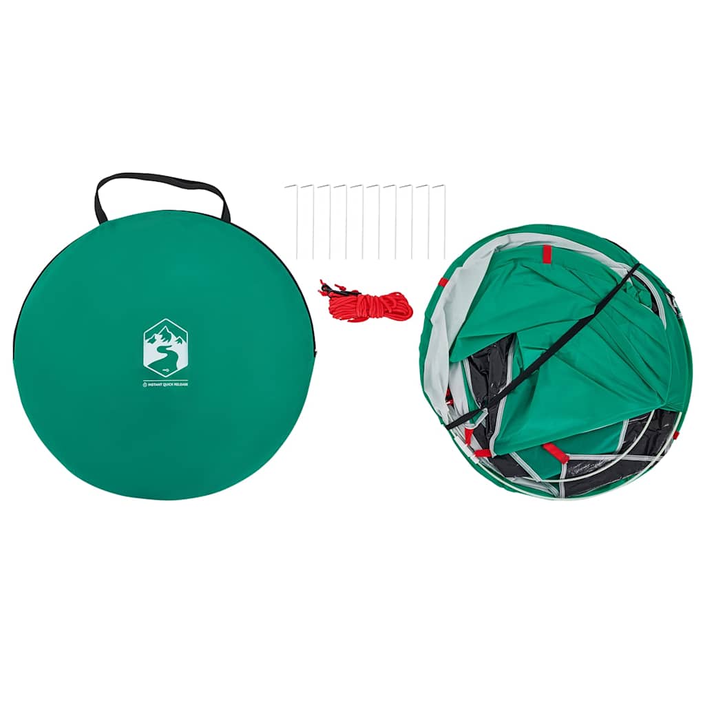 Tenda da Spiaggia Pop-Up Verde Mare Impermeabile