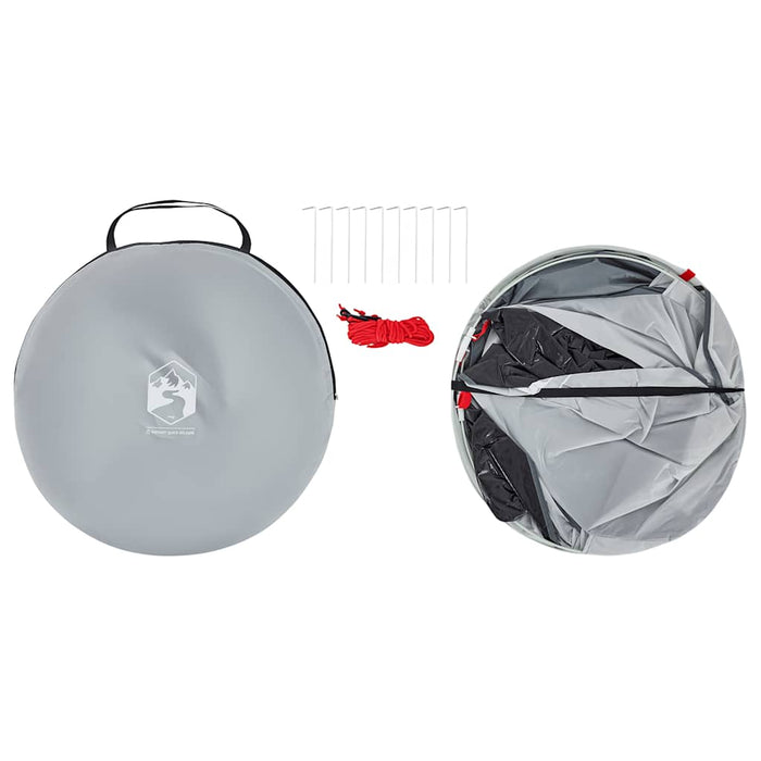 Tenda da Spiaggia Pop-Up Grigia Impermeabile