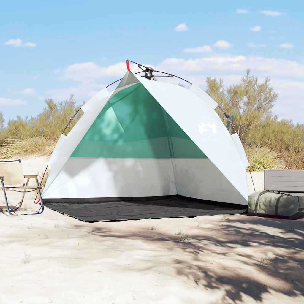 Tenda da Spiaggia Verde Rilascio Rapido Impermeabile 4004153
