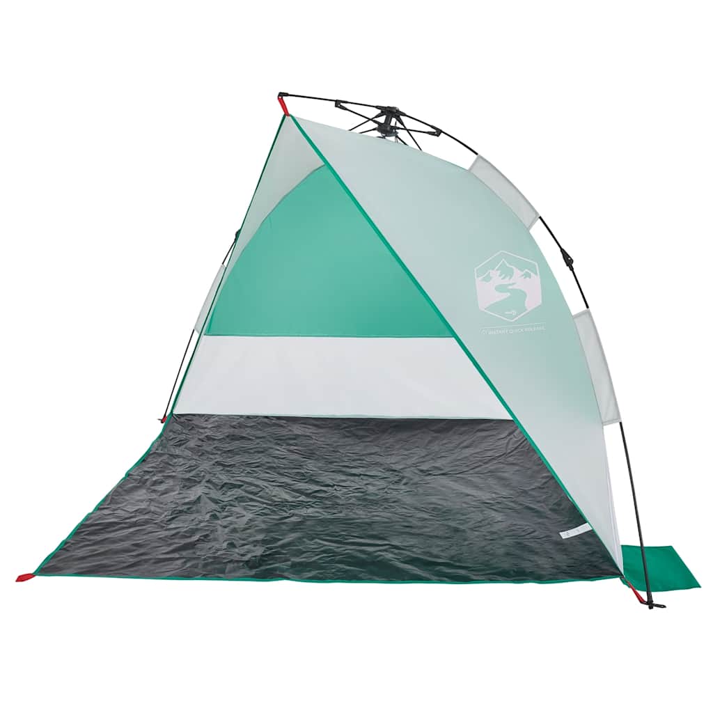 Tenda da Spiaggia Verde Rilascio Rapido Impermeabile 4004153