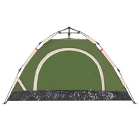 Tenda da Campeggio 2 Persone Verde a Rilascio Rapido