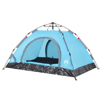 Tenda da Campeggio 2 Persone Blu a Rilascio Rapido 4004162