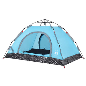 Tenda da Campeggio 2 Persone Blu a Rilascio Rapido 4004162