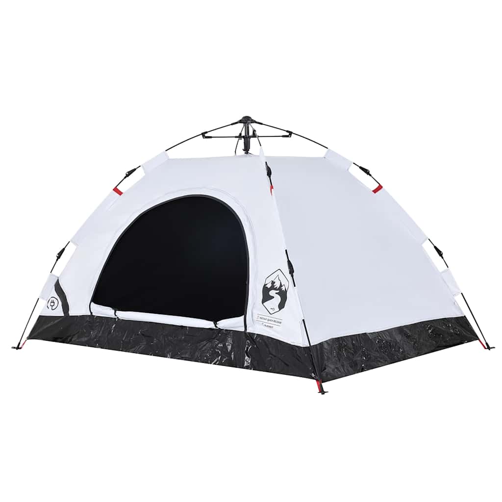 Tenda 2 Persone Bianca in Tessuto Oscurante a Rilascio Rapido 4004164