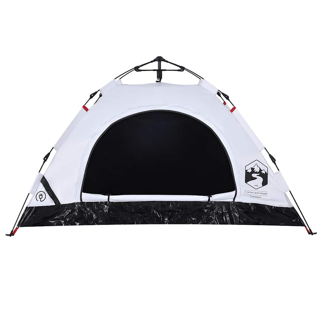 Tenda 2 Persone Bianca in Tessuto Oscurante a Rilascio Rapido 4004164