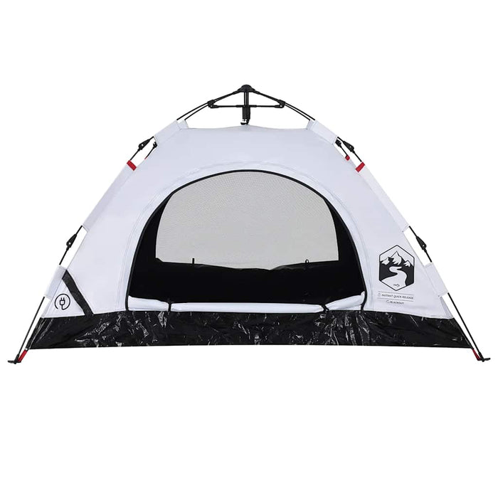Tenda 2 Persone Bianca in Tessuto Oscurante a Rilascio Rapido 4004164