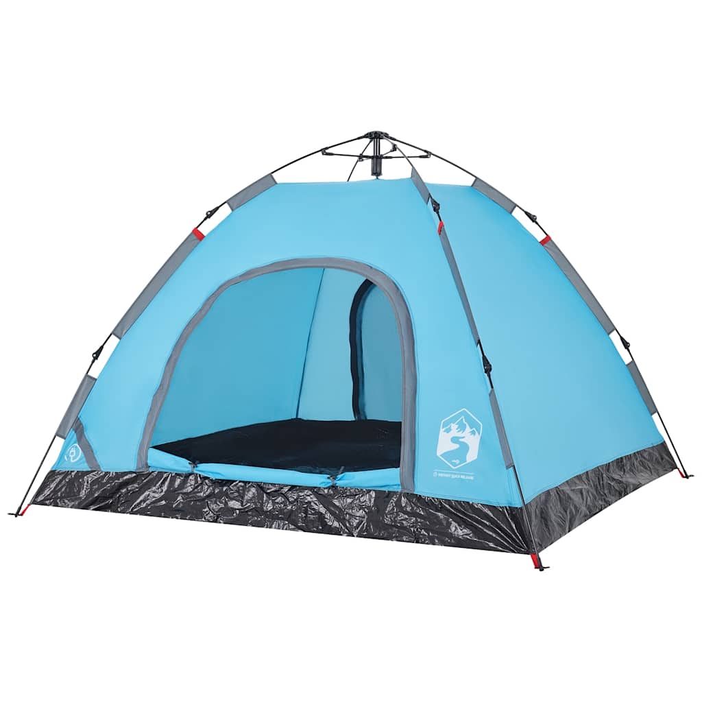 Tenda da Campeggio 3 Persone Blu a Rilascio Rapido 4004166