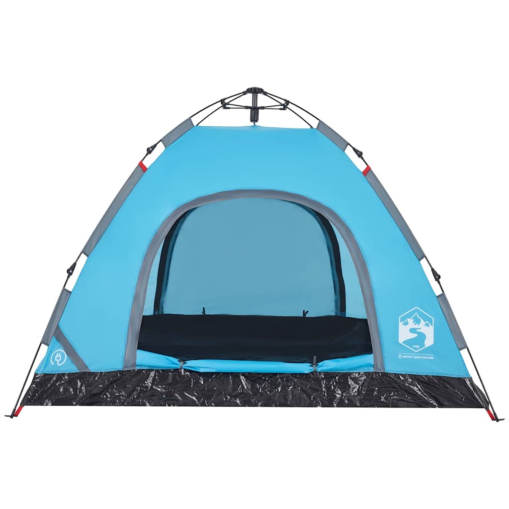 Tenda da Campeggio 3 Persone Blu a Rilascio Rapido 4004166