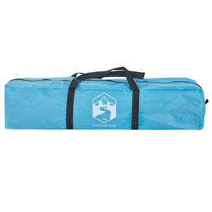 Tenda da Campeggio 3 Persone Blu a Rilascio Rapido