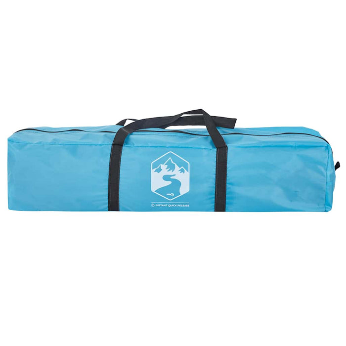 Tenda da Campeggio 3 Persone Blu a Rilascio Rapido