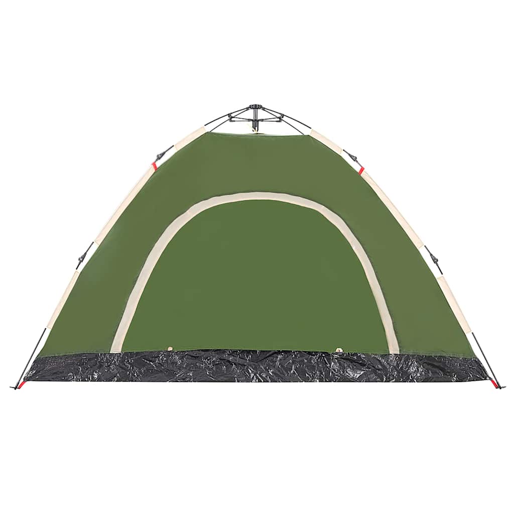 Tenda da Campeggio 4 Persone Verde a Rilascio Rapido 4004169
