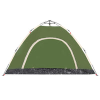 Tenda da Campeggio 4 Persone Verde a Rilascio Rapido 4004169