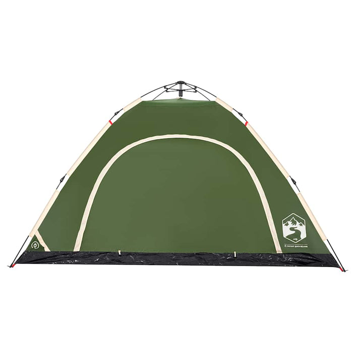 Tenda da Campeggio 5 Persone Verde a Rilascio Rapido 4004173