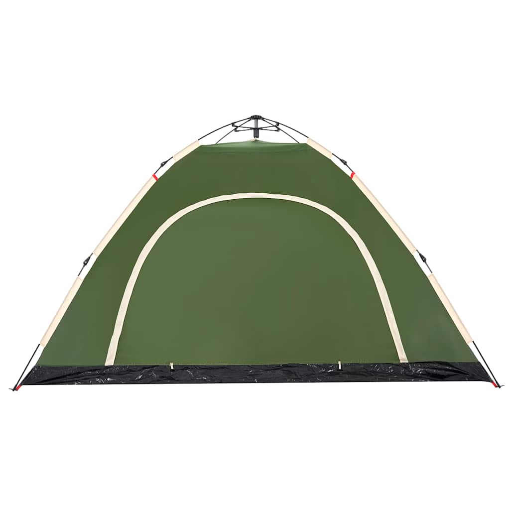 Tenda da Campeggio 5 Persone Verde a Rilascio Rapido 4004173