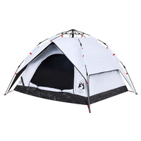 Tenda 3 Persone Bianca in Tessuto Oscurante a Rilascio Rapido 4004180