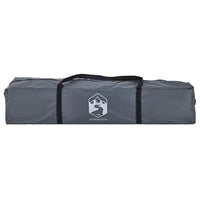 Tenda a Cupola 4 Persone Grigio e Arancione a Rilascio Rapido