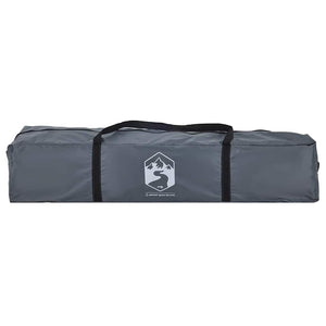 Tenda a Cupola 4 Persone Grigio e Arancione a Rilascio Rapido