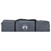 Tenda a Cupola 4 Persone Grigio e Arancione a Rilascio Rapido 4004183