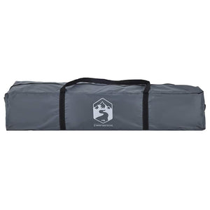 Tenda a Cupola 4 Persone Grigio e Arancione a Rilascio Rapido 4004183