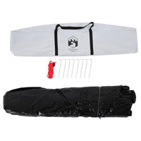 Tenda 5 Persone Bianca in Tessuto Oscurante a Rilascio Rapido